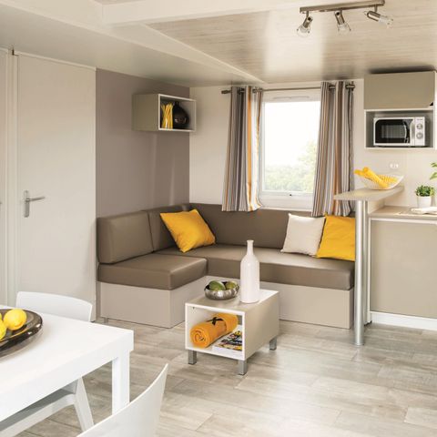 CASA MOBILE 6 persone - HomeFlower 35m² PREMIUM 3 Camere da letto + terrazza semi-coperta + TV + Aria condizionata