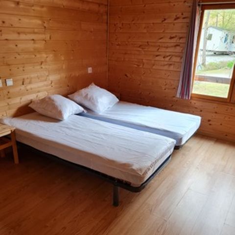 CHALET 2 people - Chalet Confort 35m² 1 bedroom - air conditioning + TV + Covered terrace