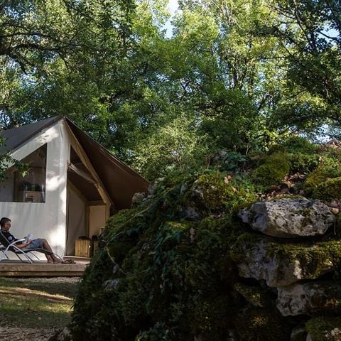 TENTE TOILE ET BOIS 4 personnes - Tente Confort 2 chambres (sans sanitaires, avec cuisine)