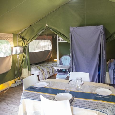 TENT 5 people - Comfort 37 m² 2 bedrooms (without bathroom)