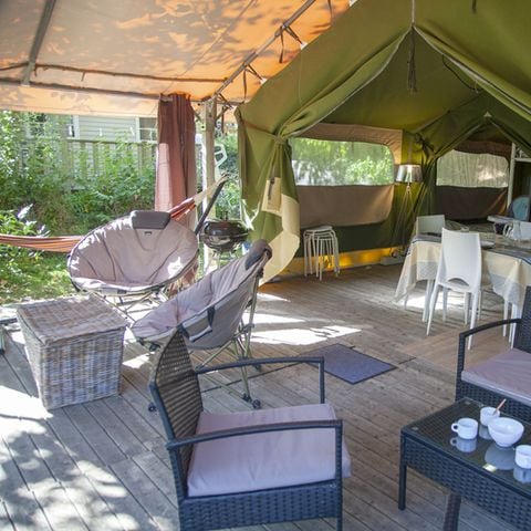 TENT 5 people - Comfort 37 m² 2 bedrooms (without bathroom)