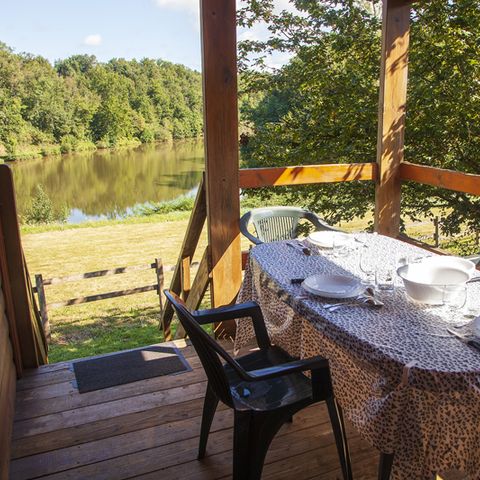 CHALET 5 personnes - Premium avec vue sur le Lac 34 m² 2 chambres