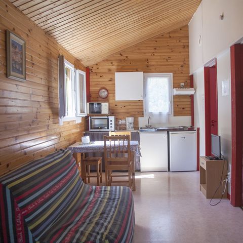 Chalet 4 personen - Comfort 30 m² (2 slaapkamers)