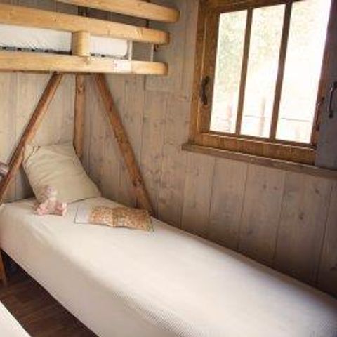 TIENDA DE LONA Y MADERA 5 personas - Cabane Lodge (inusual 2017)