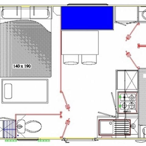 MOBILHOME 4 personnes - RIDOREV