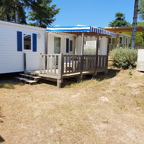 MOBILE HOME 4 people - 2 Standard rooms (+12yrs) Covered terrace 21-25m².