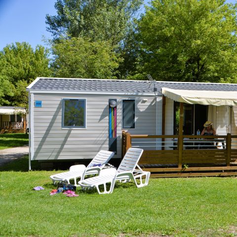 MOBILHOME 8 personnes -  Résidence Trio 40m² - 3 chambres, 2 salles de bain 6 pers.