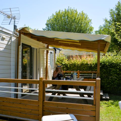 MOBILHOME 8 personnes -  Résidence Trio 40m² - 3 chambres, 2 salles de bain 6 pers.