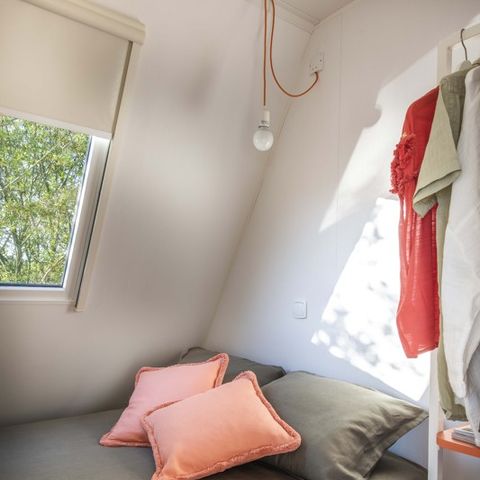 CANVAS AND WOOD TENT 4 people - Coco Chrono 20m² - 2 bedrooms with bathroom for 1/4 person