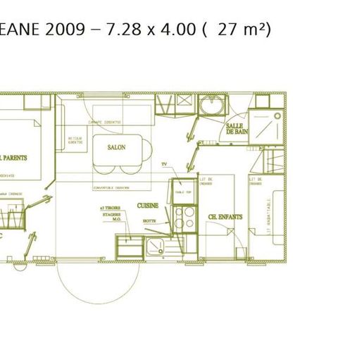 MOBILHEIM 5 Personen - Louisiana