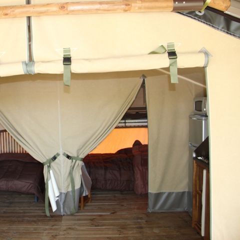 CANVAS AND WOOD TENT 5 people - MOKORO LODGE (WITHOUT SANITARY FACILITIES)