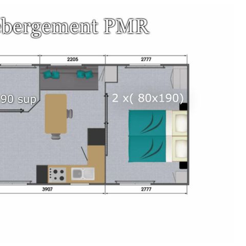 MOBILHOME 4 personnes - VACANCES PMR