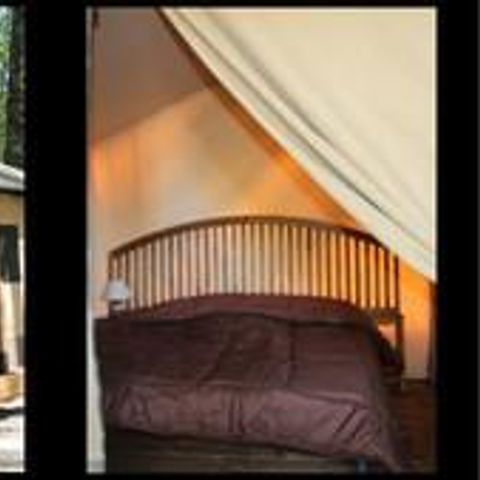 CANVAS AND WOOD TENT 2 people - IMPALA LODGE (WITHOUT SANITARY FACILITIES)