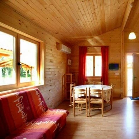 Chalet 6 personen - Chalet Romarin 2 slaapkamers met airconditioning en TV