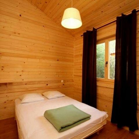 CHALET 6 personnes - Chalet Romarin 2 chambres avec climatisation et TV