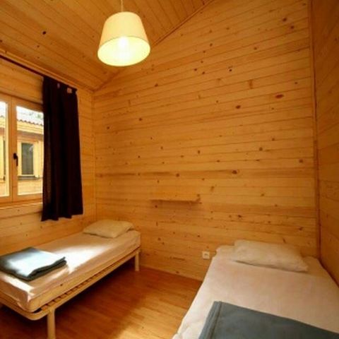 CHALET 6 personnes - Chalet Romarin 2 chambres avec climatisation et TV