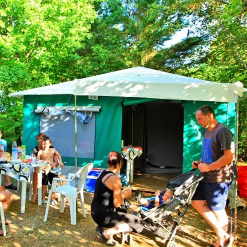 TENDA IN TELA E LEGNO 4 persone - Caraibe 3 Camere 4 Persone