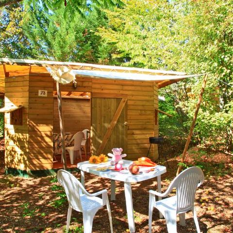 STACARAVAN 4 personen - Cabane Ti Case 17 m² + terras 9 m² (zonder sanitair)