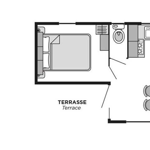 MOBILHOME 4 personnes - Dune CLASSIC