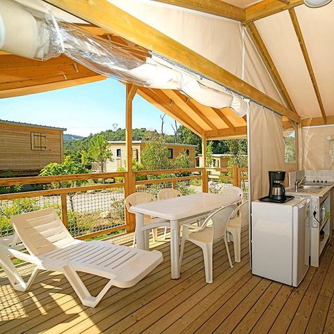 TENT 5 personen - Ecolodge | 2 Ch. | 4/5 Pers.