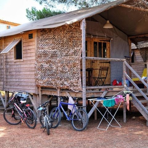 TENDA IN TELA E LEGNO 5 persone - Palma