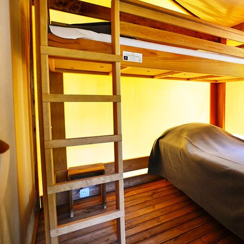 TENTE TOILE ET BOIS 5 personnes - Tente Lodge Cottu