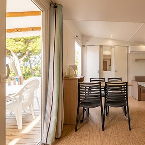 MOBILHOME 6 personas - Comfort XL | 2 Dormitorios | 4/6 Pers | Terraza Cubierta | Aire Acondicionado