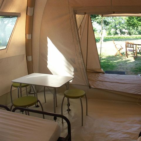SAFARIZELT 4 Personen - Großes Zelt Luxe Karsten - ohne Sanitäranlagen