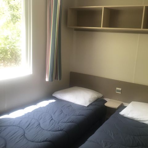 Stacaravan 4 personen - Comfort 28 m² - 2 slaapkamers - airconditioning