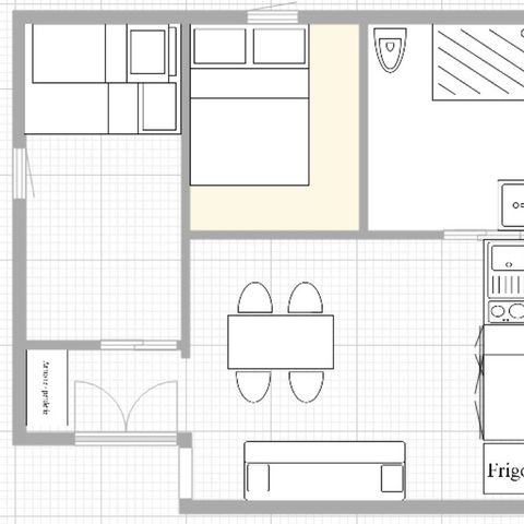 CHALET 6 personnes - CHALET CONFORT 2CH 4/6 PERS TV-CLIM-PMR