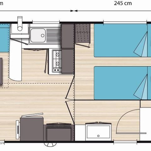 MOBILE HOME 4 people - Panoramic