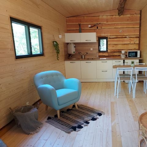 CHALET 2 personnes - CHALET BOIS 28 m2 2 personnes