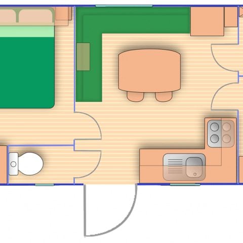 MOBILHOME 4 personas - Arinella 27m² (27m²)