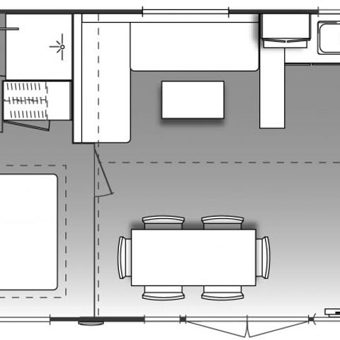 MOBILHOME 6 personnes - Loisir+ 6 personnes 3 chambres 2 sdb 39m² 