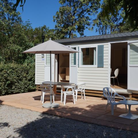 MOBILHOME 4 personnes - Revelleta 31 m², climatisé, 2 chambres