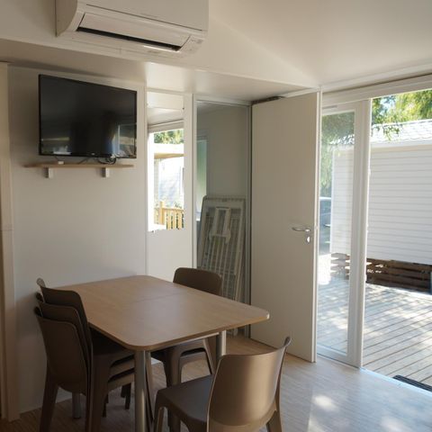 Stacaravan 6 personen - Ostriconi 35 m², airconditioning, 3 slaapkamers