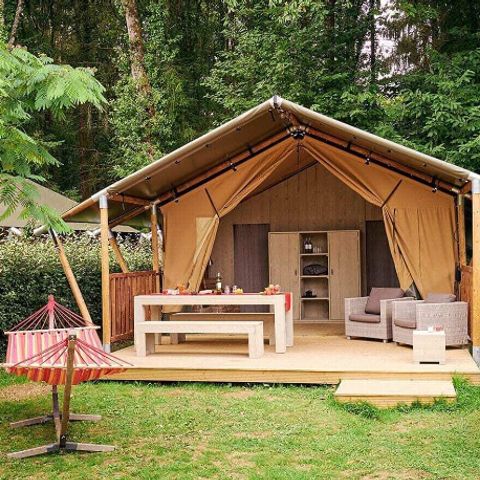 CANVAS AND WOOD TENT 6 people - Nomad