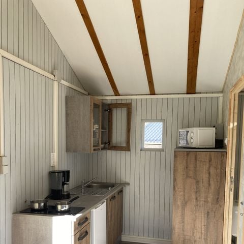 Chalet 2 personen - Standaard 20m² - 1 kamer + overdekt terras