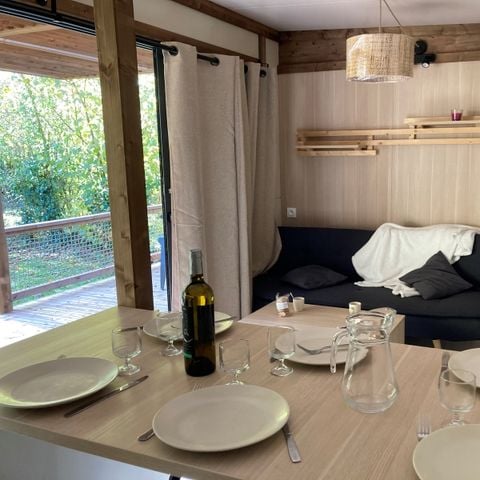 CHALET 6 persone - Portland Premium 35m² - 3 camere da letto + TV + LV + Terrazza semi-coperta