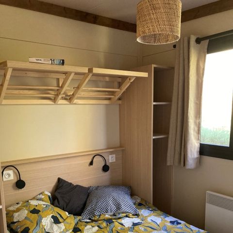 CHALET 5 Personen - Morea Premium 25m² - 2 Schlafzimmer + TV + LV + überdachte Terrasse