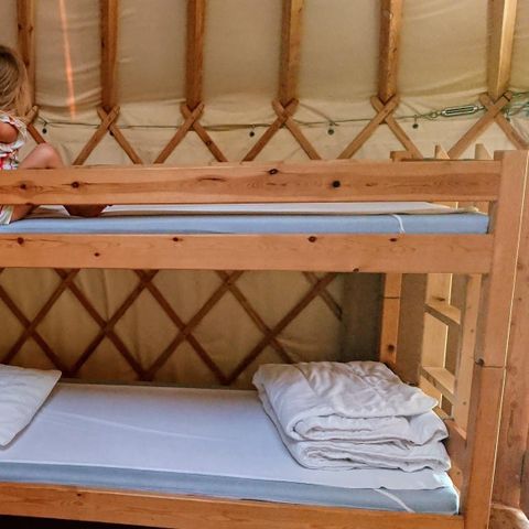 UNIEKE ACCOMMODATIE 4 personen - Scandinavische yurt - zonder sanitair - terras