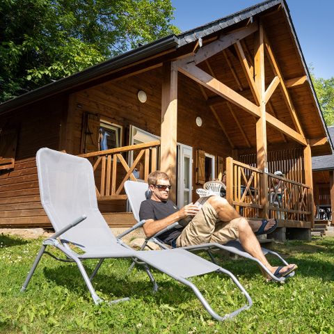 CHALET 6 personnes - Chalet bois 3 chambres TV LV Terrasse couverte