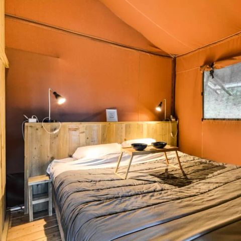 SAFARIZELT 6 Personen - Zelt Wood Lodge XL 4 Zimmer 6 Personen