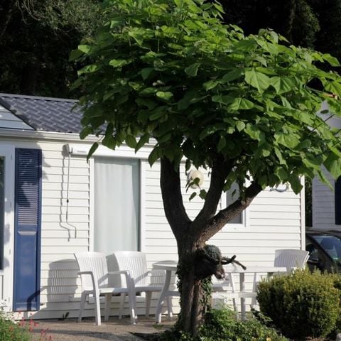 MOBILE HOME 4 people - PREMIUM package - 2 bedroom mobile home or chalet = bed linen + towels + cleaning