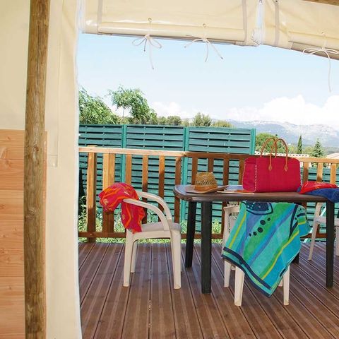 TENT 6 people - GIGARO LODGE TENT 26M² 2BED. 6 PEOPLE