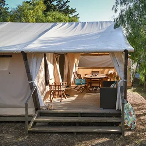 TENDA IN TELA E LEGNO 4 persone - ALLOGGIO MAASAI