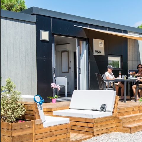 Stacaravan 6 personen - Cottage VIP TV Clim Plancha - 3 slaapkamers / 2 badkamers -6 pers.