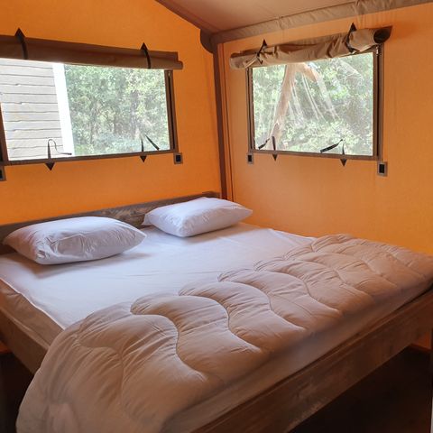 CANVAS AND WOOD TENT 4 people - WOODY Eco-Lodge 2 bedrooms