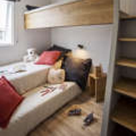 Stacaravan 5 personen - Comfort Stacaravan 28m² - 2 kamers 5 Personen + TV + Airconditioning