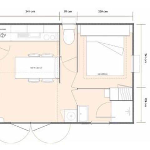 MOBILHOME 4 personnes - Mobil-home Premium 32m² - 2 chambres